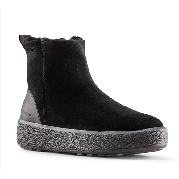 NWT Women's Cougar Broom Waterproof Lambskin Lining Bootie in Black size 9 - Picture 7 of 7